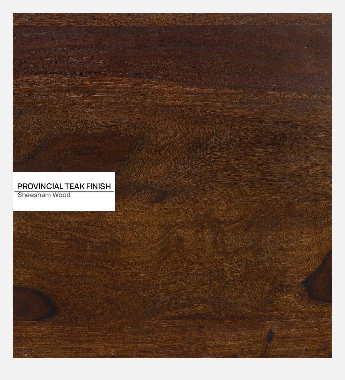 Sheesham Wood Single Bed In Provincial Teak Finish With Trundle