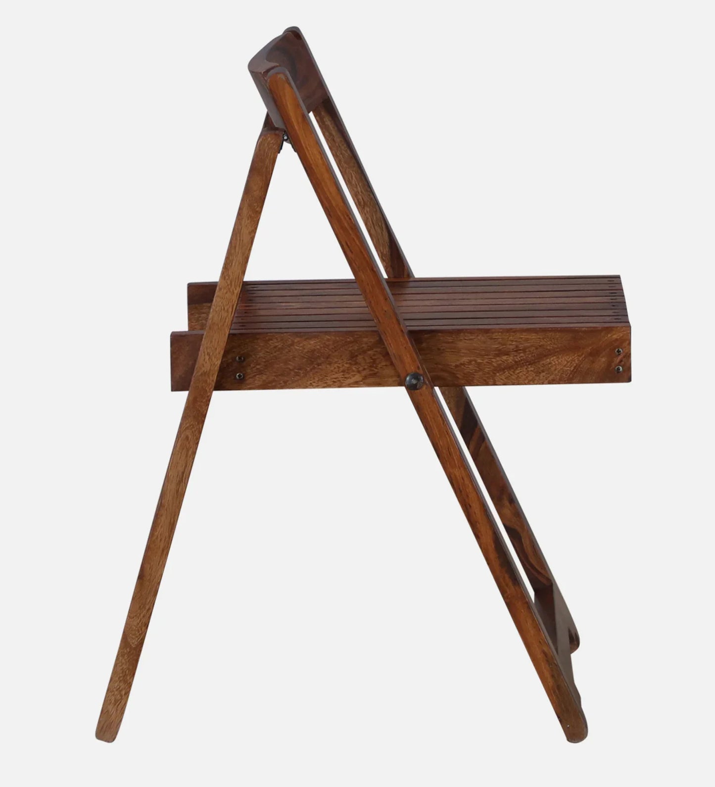 Sheesham Wood Folding Chair In Scratch Resistant Honey Oak Finish