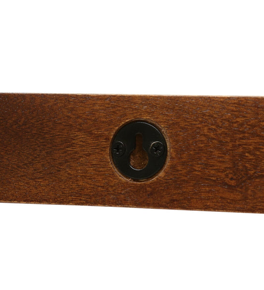 Brown Mango Wood Magazine Rack